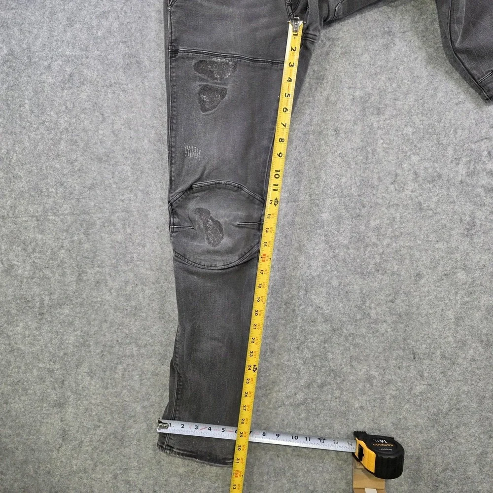 G-Star RAW Jeans Mens‎ 32x32 Gray 5620 Slim Tapered Restored Biker Denim